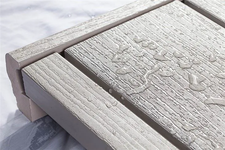 Tableros de terraza de PVC con bloqueo impermeables